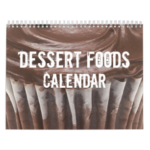 Dessert Foods Calendar