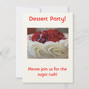 Dessert Party Invitation