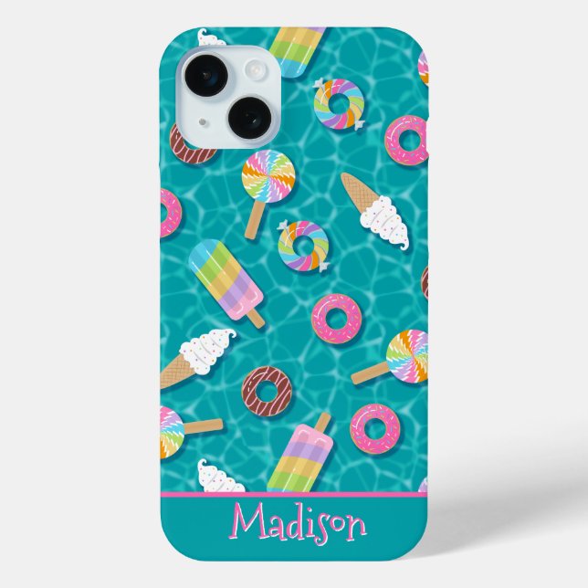 Dessert Pool Floats Case-Mate iPhone Case (Back)