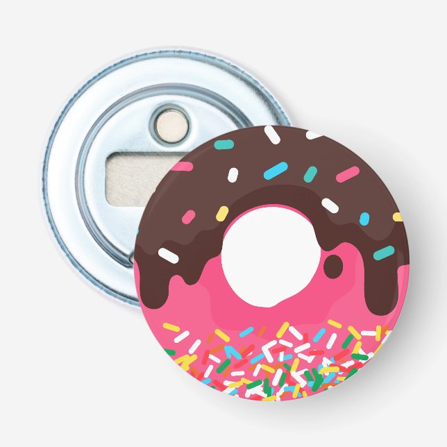 Dessert, Rainbow Sprinkle Donut, Doughnut Bottle Opener (Front)
