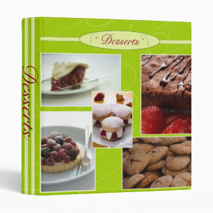 Dessert Recipes Binder