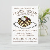 Dessert Social Bake Sale Tiramisu Italian Food (Standing Front)