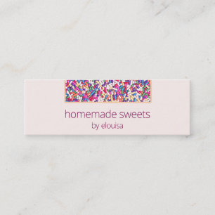 Dessert Sprinkles  Mini Business Card