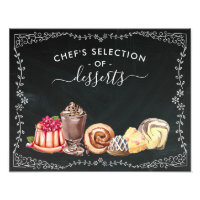 Dessert Station | Wedding Chalkboard Sign