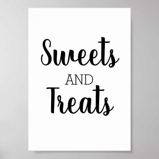 Dessert table sign (Front)