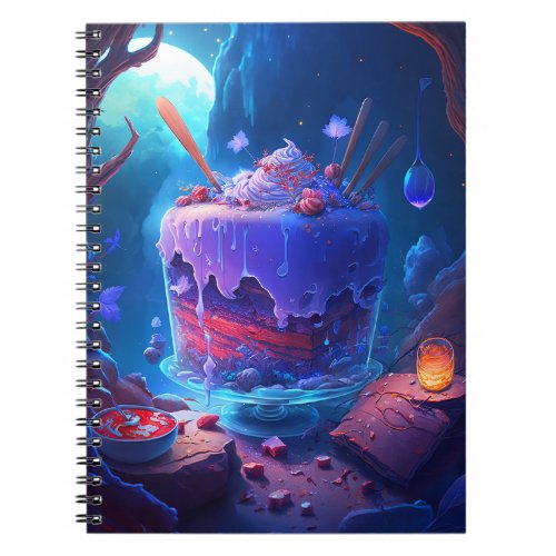 DESSERT x DESERT _ Delicious Cake Fantasy Art Notebook