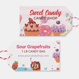 Desserts and Candies Packaging Hang Tag