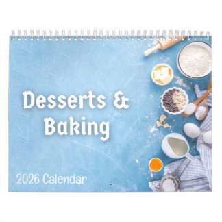Desserts & Baking 2026 Calendar