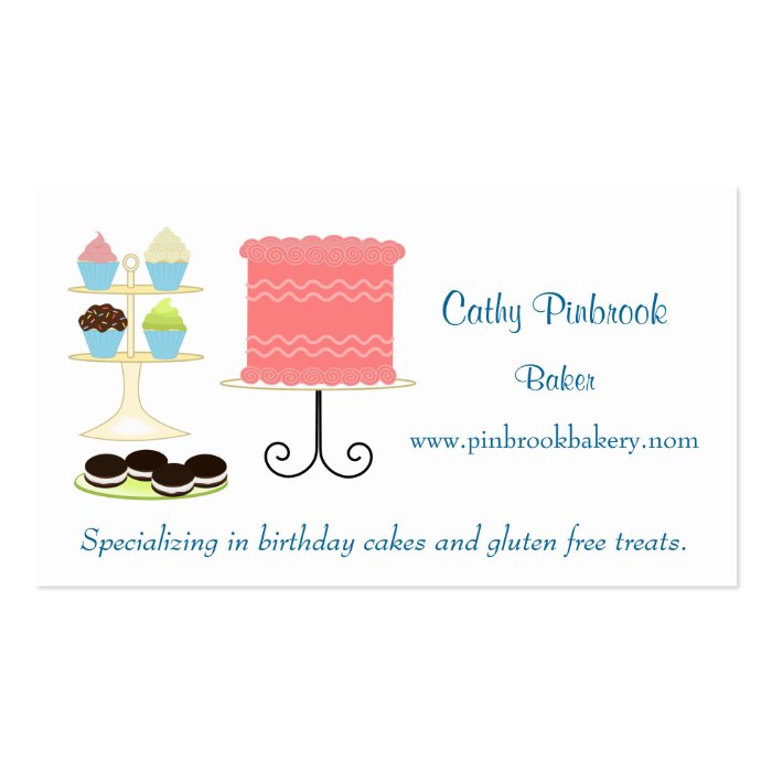 Desserts Business Card Zazzle
