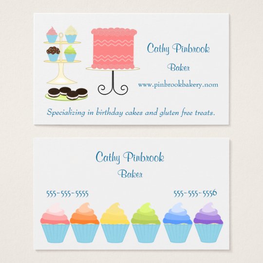 Desserts Business Card | Zazzle.com