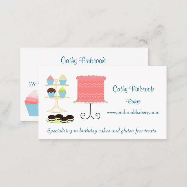 Desserts Business Card (Front/Back)