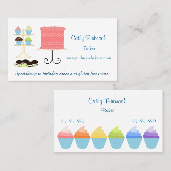 Desserts Business Card Zazzle