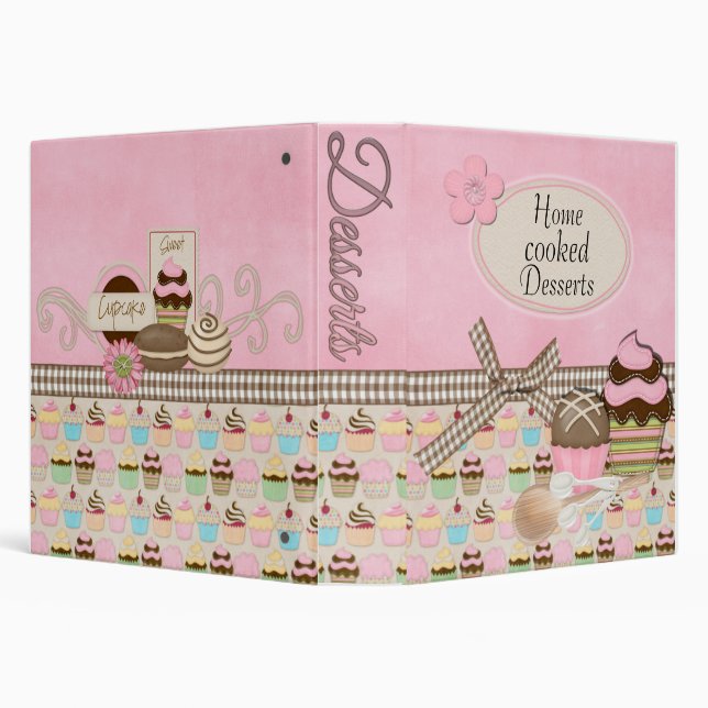 Desserts recipe binder (Background)