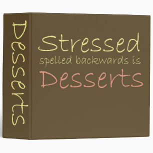 Desserts Recipe Binder