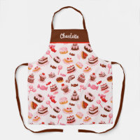 Desserts Sweets Pink Apron