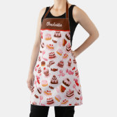 Desserts Sweets Pink Apron | Zazzle