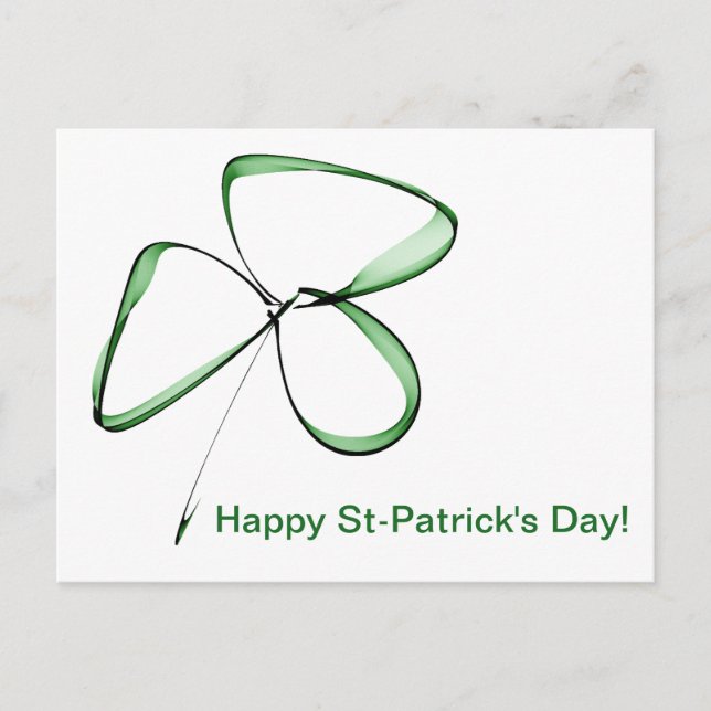 dessin mignon petit trèfle postcard (Front)