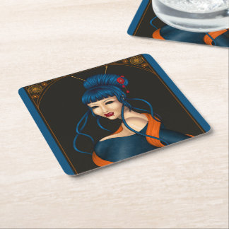 Dessous-de-verre en papier square paper coaster