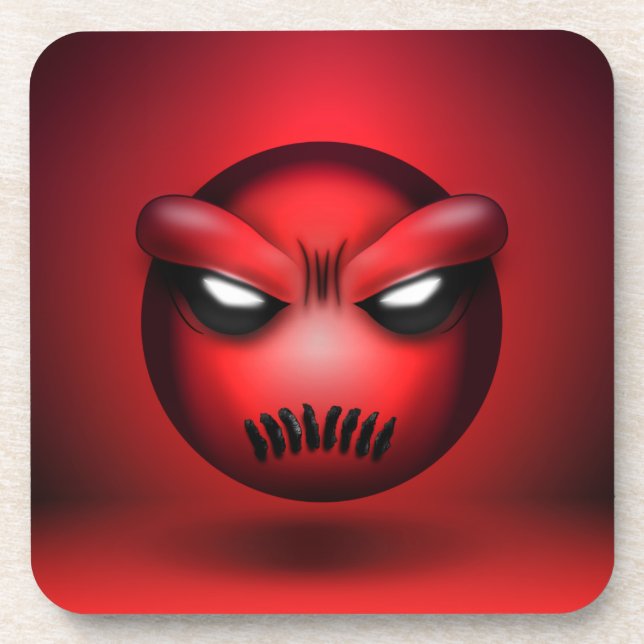 Dessous-de-verre Mutemoji Beverage Coaster (Front)