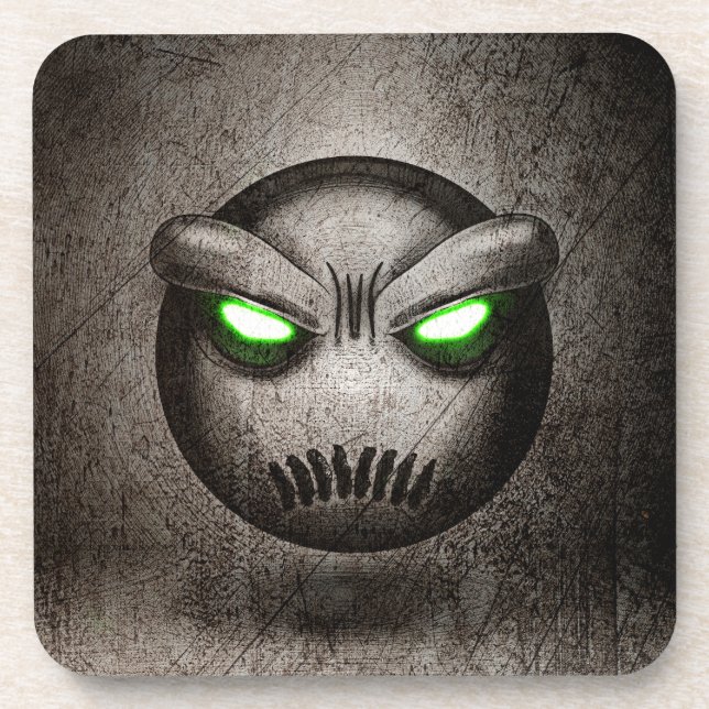 Dessous-de-verre Mutemoji Vintage Beverage Coaster (Front)