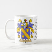Destefano, the Origin, the Meaning and the Crest Coffee Mug (Left)