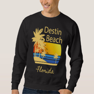 Destin Beach Florida Souvenir  Graphic Sweatshirt