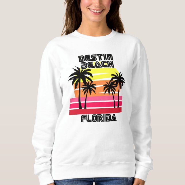Destin Beach,Florida Sweatshirt (Front)