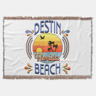 Destin Beach, Florida Throw Blanket