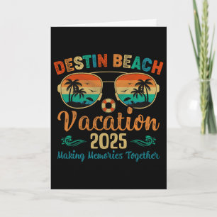 Destin Beach Florida Vacation 2025 Friends Family Card
