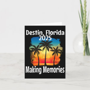 Destin Florida 2025 Making Memories Beach Vacation Card