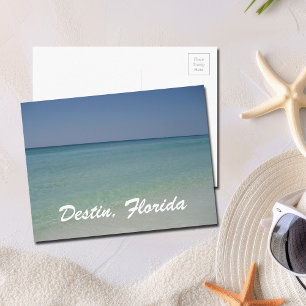 Destin Florida Beach Ocean Vacation Travel Photo Postcard