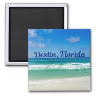 Destin Florida Beach Photograph Souvenir Magnet