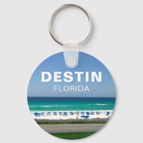 Destin Florida Beach Photography Seaside Keychain
