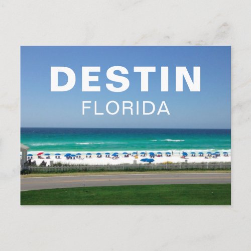 Destin Florida Beach Photography Seaside Postcard