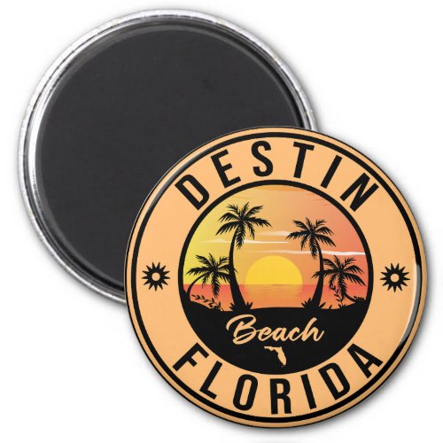Destin Florida Beach Souvenirs Vintage Travel  Magnet