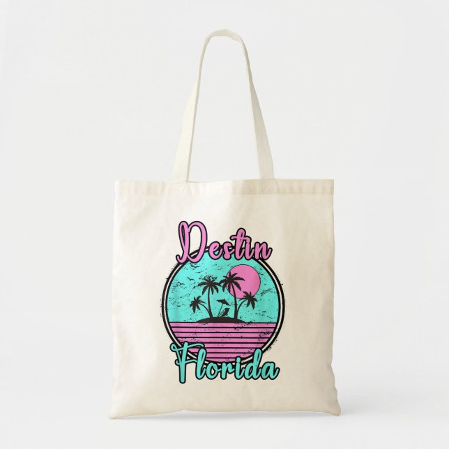 Destin Florida Beach Travel Souvenir Florida  Tote Bag (Front)