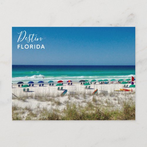 Destin Florida Beautiful Beach Photograph Postcard