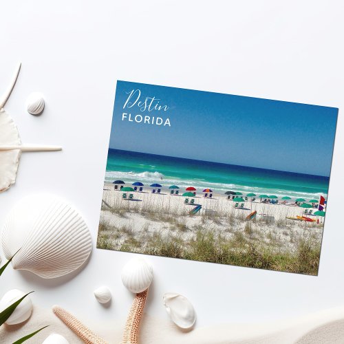 Destin Florida Beautiful Beach Photograph Postcard