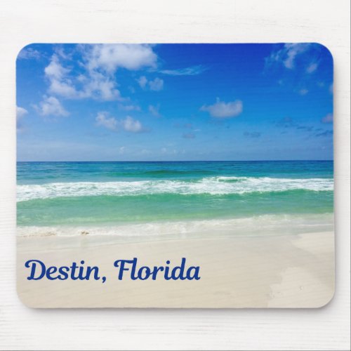 Destin Florida Blue Beach Mouse Pad