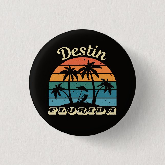 Destin Florida  Button (Front)
