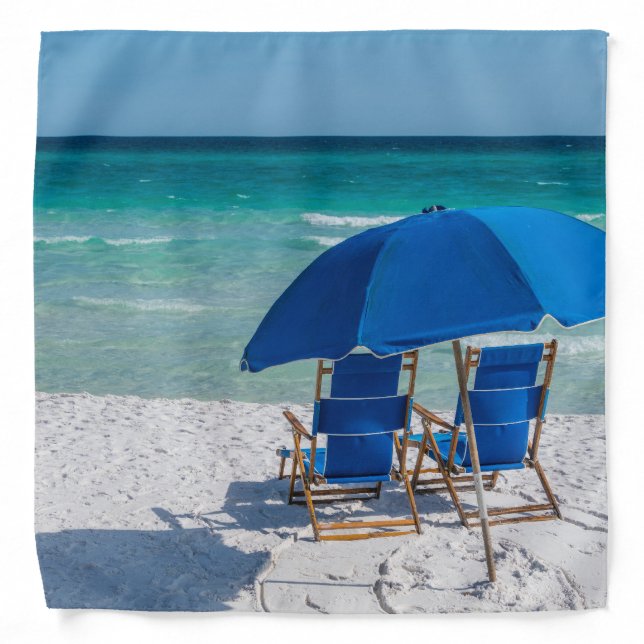 Destin Florida Chairs And Umbrella Bandana (Front)