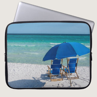 Destin Florida Chairs And Umbrella Laptop Case