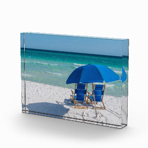 Destin Florida Chairs And Umbrella Photo Block