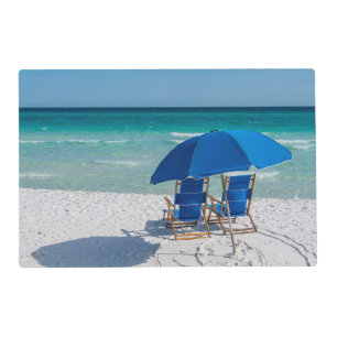 Destin Florida Chairs And Umbrella Placemat