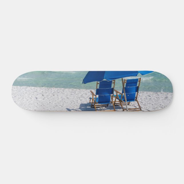 Destin Florida Chairs And Umbrella Skateboard (Horz)