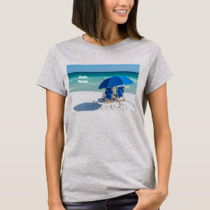 Destin Florida Chairs And Umbrella T-Shirt