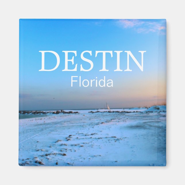 Destin Florida - Dreamy Beach Scene Magnet (Front)