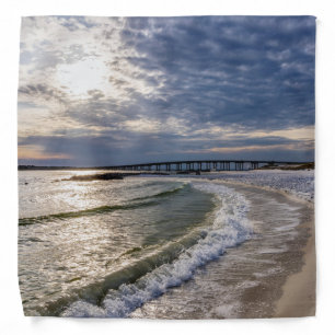 Destin Florida Evening Waves Bandana