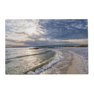 Destin Florida Evening Waves Placemats