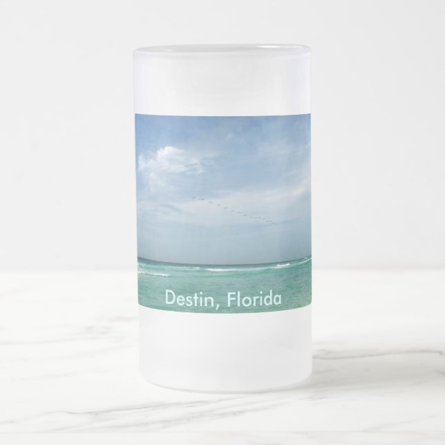 Destin, Florida Frosted Mug (Center)